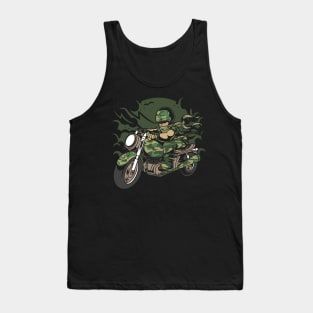 Army Motorcycle Ride Tank Top